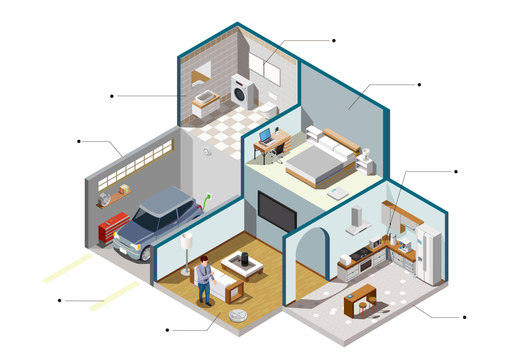 賃貸住宅修復箇所図