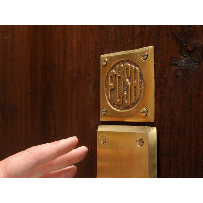 ^J hATC DIY <br> DOOR SIGN "PUSH"   97g