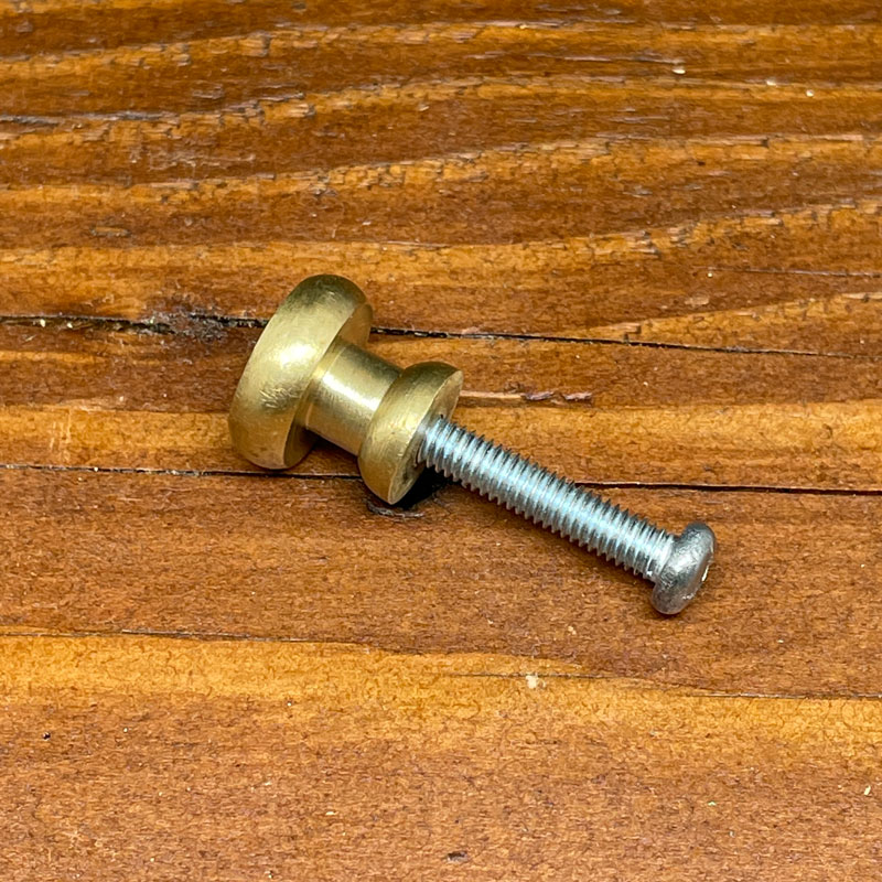 ^J Lrlbg o   <br> FLAT TOP DRAWER KNOB SMALL   11g